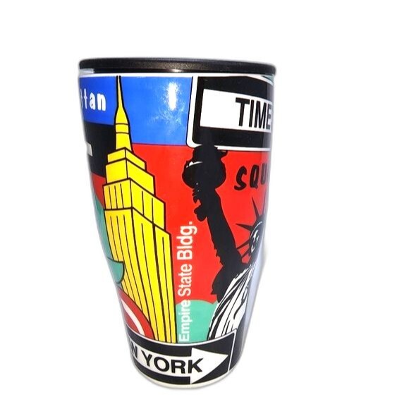 Jay Joshua New York NWOT Porcelain New York Themed Travel Mug - Picture 4 of 9